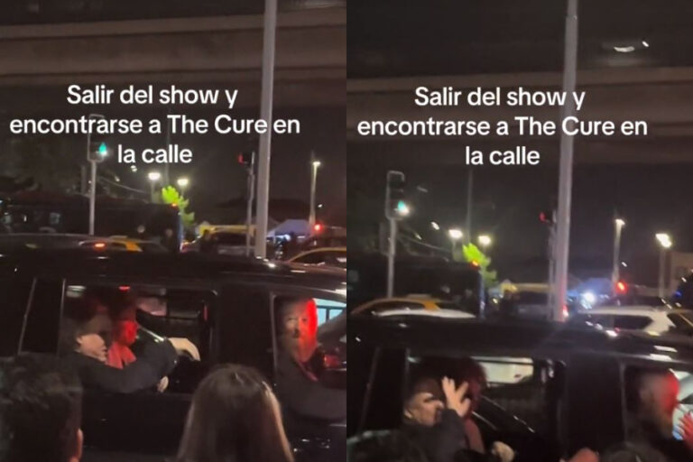 Fanáticos se encontraron con Robert Smith de The Cure en medio de un taco tras concierto en Chile