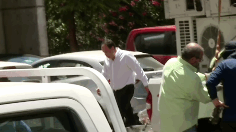 Así fue la llegada de Daniel Sauer para declarar ante la Fiscalía en el Caso Audios