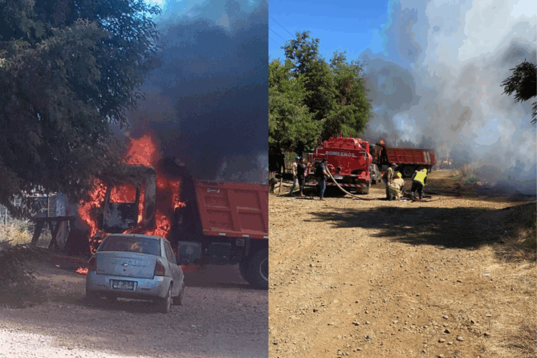 Ercilla: Reportan ataque incendiario que habría sido perpetrado por encapuchados