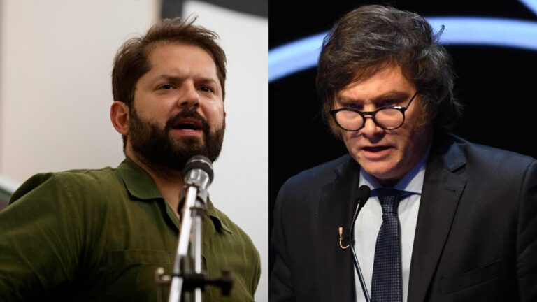 Milei habló sobre Boric: 