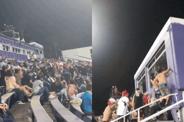 Hinchas increpan duramente a la directiva de Colo Colo en Uruguay: 