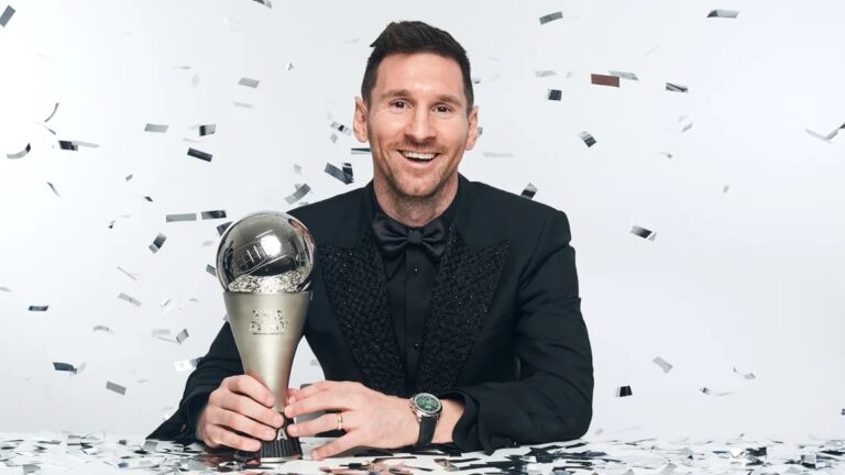 Leo Messi gana su tercer premio 