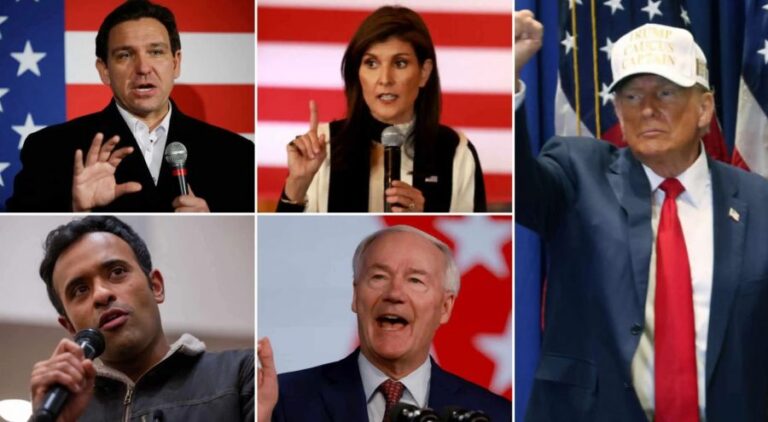 Primaria republicana: Quiénes son candidatos que compiten con Trump en las elecciones