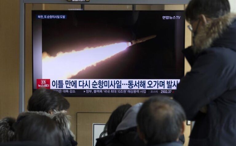 Corea del Norte lanzó misiles de crucero estratégicos al mar Amarillo