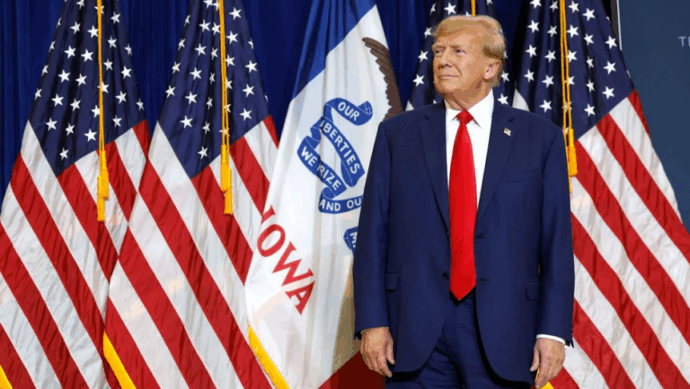 Proyectan contundente victoria de Donald Trump en la primaria republicana de Iowa