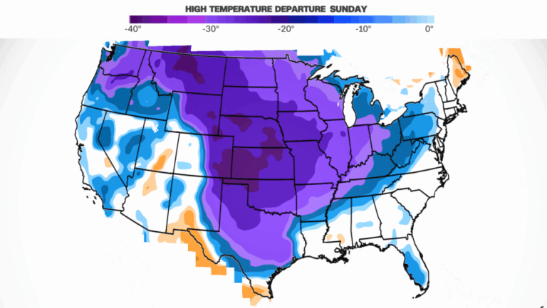 Brutal ola de frío ártico en Estados Unidos: Pronostican temperaturas bajo los -30°C
