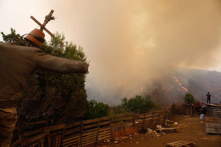 Detienen a hombre presuntamente involucrado en el inicio de un incendio forestal en ruta 5 Sur
