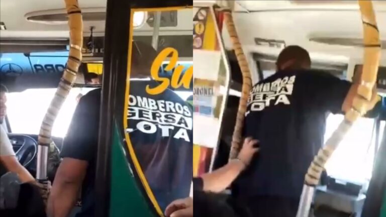 Bomberos suspende a voluntario que tuvo violenta pelea con chofer de micro en Lota