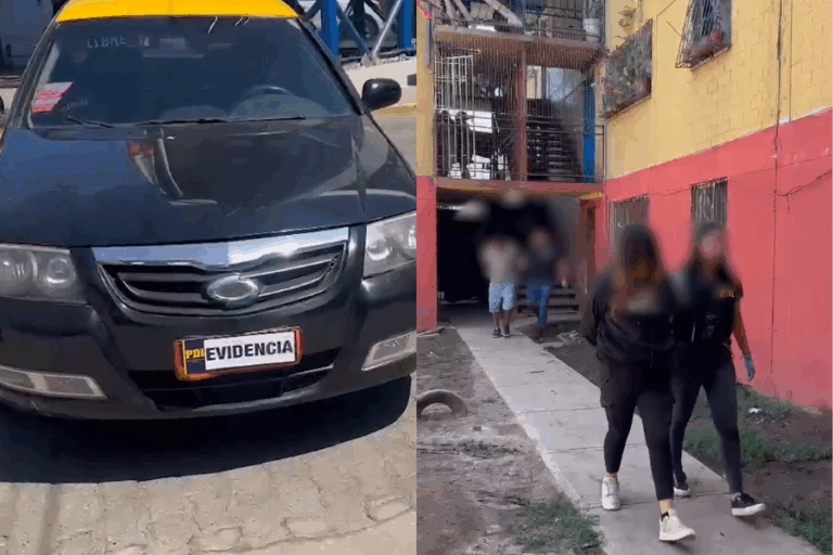 Detienen a pareja acusada de secuestro en un taxi falso en Huechuraba y robo con violación 