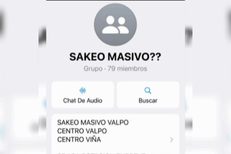 Denuncian grupo de WhatsApp donde estarían convocando saqueos a locales comerciales de Viña del Mar