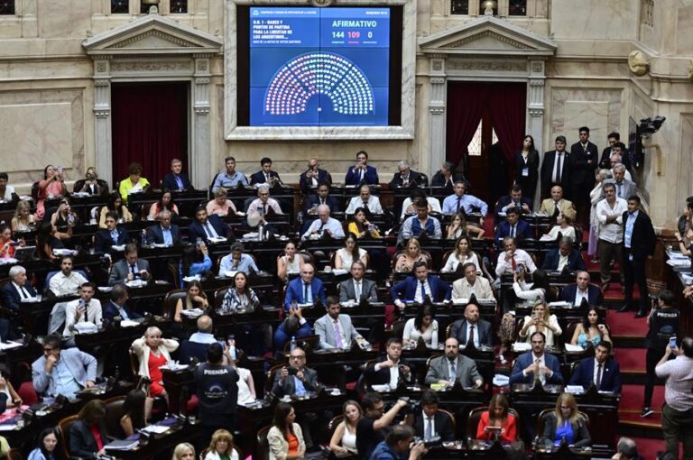 Cámara de Diputados de Argentina aprueba en general 