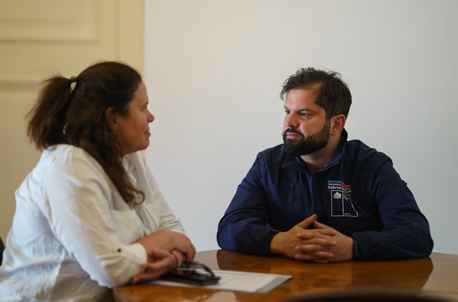 Pdte. Boric se reunió con ministra Maya Fernández: Será enlace para gestionar y coordinar emergencia por incendios