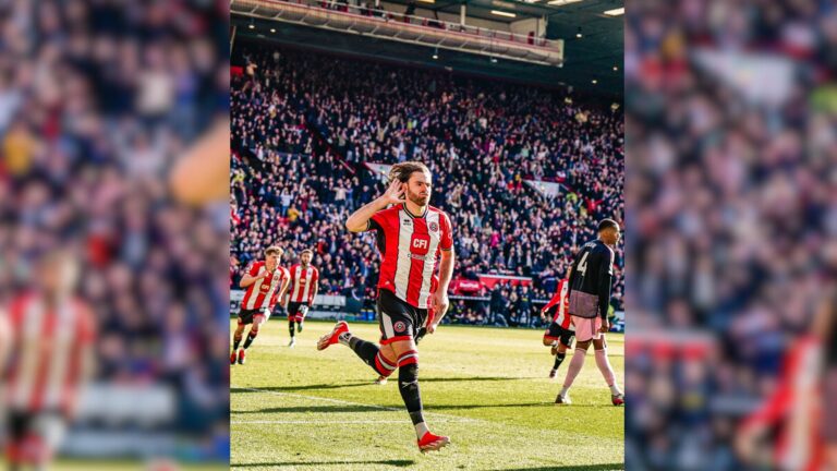 Ben Brereton brilla en la Premier League y anota dos goles en el empate del Sheffield United