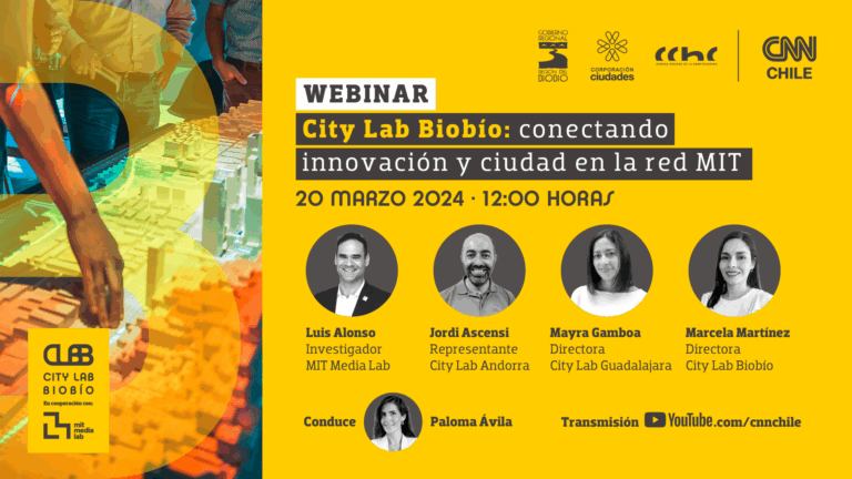 Webinar City Lab Biobío: Actividad reunirá a la red MIT y al Gran Concepción para debatir sobre las ciudades del futuro
