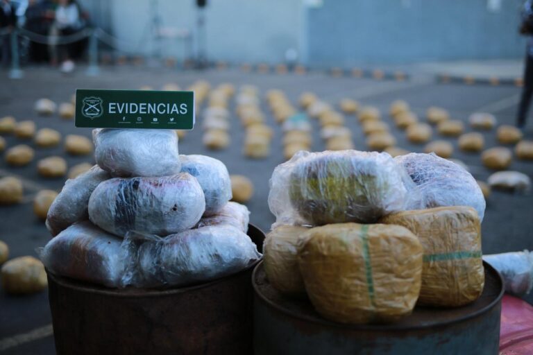 Incautan más de 300 kilos de droga avaluada en $2.800 millones traída a Chile por bandas internacionales