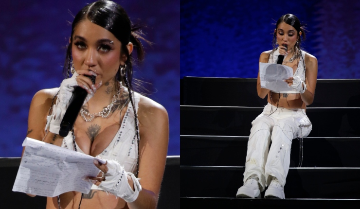 Esto dice la carta que María Becerra leyó en vivo en Viña 2024: Transcripción completa