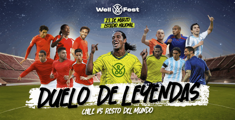 Con Ronaldinho, Zamorano y Materazzi: Wellfest 2024 reúne a estrellas del fútbol mundial en esperado 