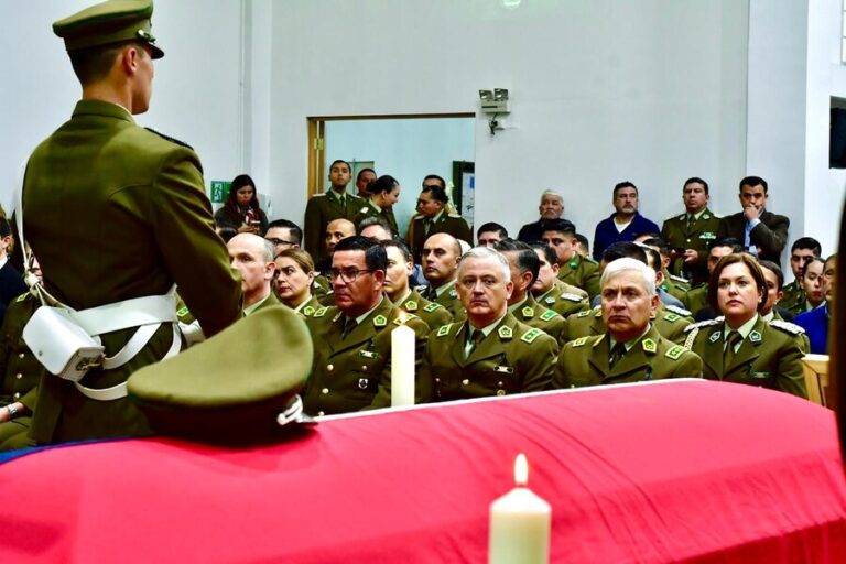 Carabineros se despide de mayor Emmanuel Sánchez tras su trágica muerte: 
