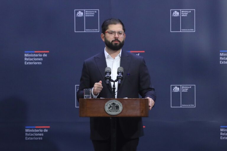 Pdte. Boric por captura de sujeto en Colombia: 