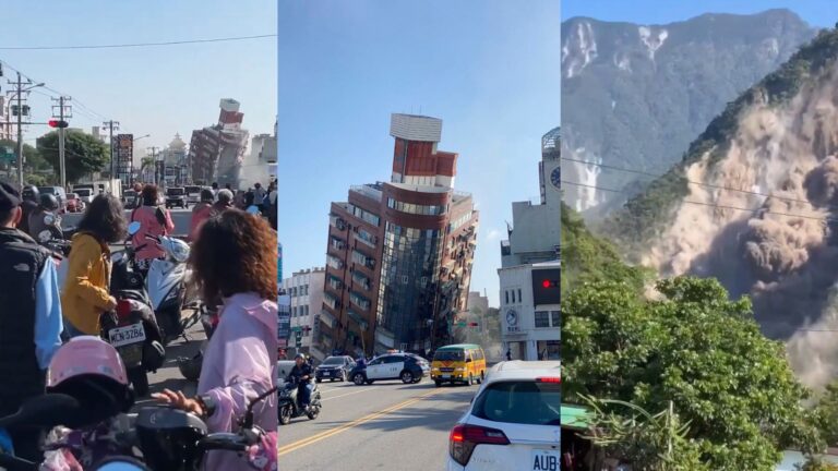 Terremoto en Taiwán: Es el más fuerte experimentado en el país en 25 años