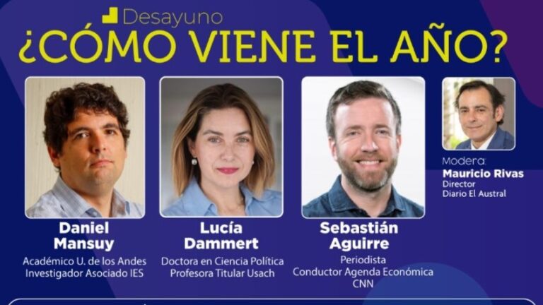 Evento Corparaucanía: Cómo viene el año, con Daniel Mansuy, Lucía Dammert y Sebastián Aguirre