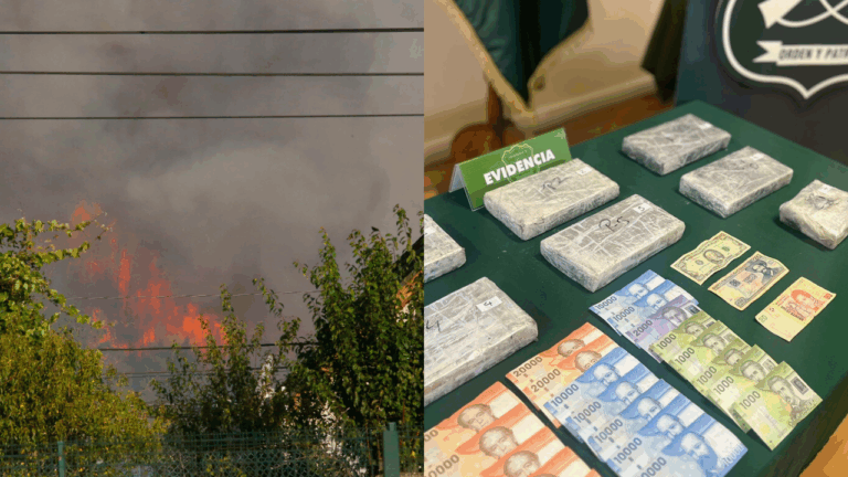 Un incendio en su casa lo delató: Decretan prisión preventiva para sujeto que mantenía alijo de droga en su casa en Temuco