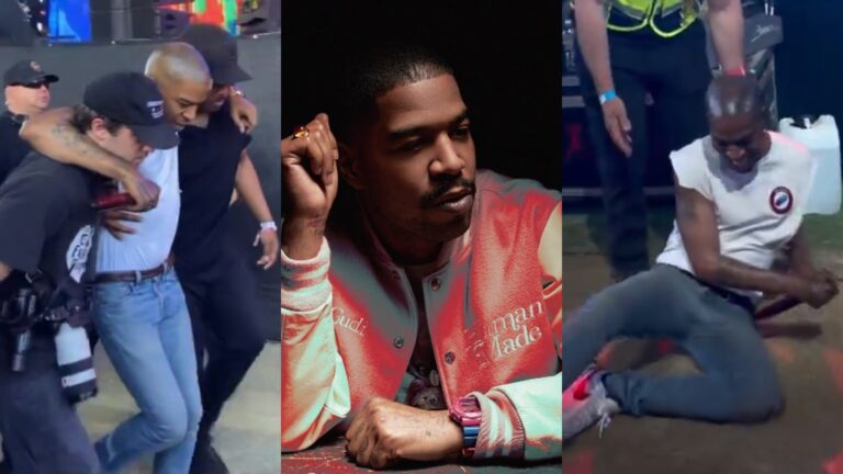Tras dar un mal salto: Rapero Kid Cudi se fracturó el pie durante pleno show en Coachella 2024