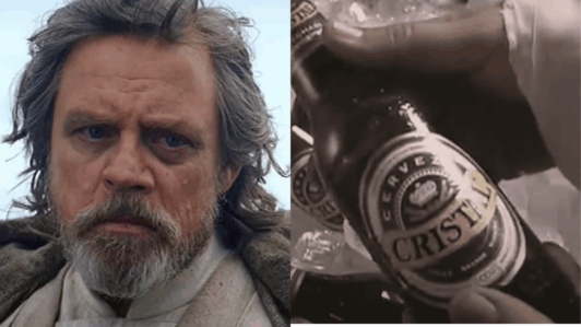 Mark Hamill bromeó sobre antigua publicidad chilena de cerveza Cristal que se hizo viral