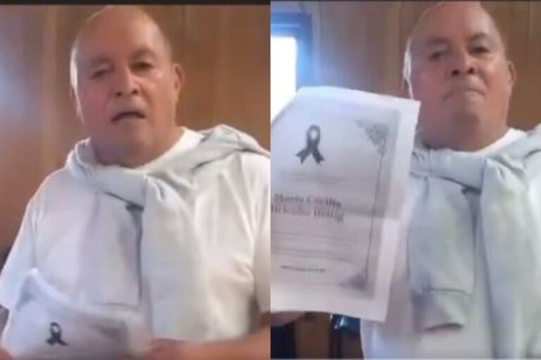 El enojo de Patricio Oñate con el diputado Bórquez tras condolencias por muerte de su esposa: 
