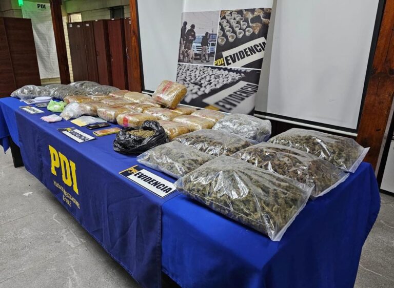 Detienen a banda que vendía droga en redes sociales y la entregaba por delivery en la Región Metropolitana