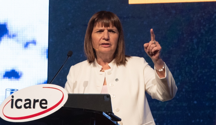 Patricia Bullrich tras mencionar al Tren de Aragua en Enade 2024: “Yo tiendo a pensar que no es autónoma del Estado”