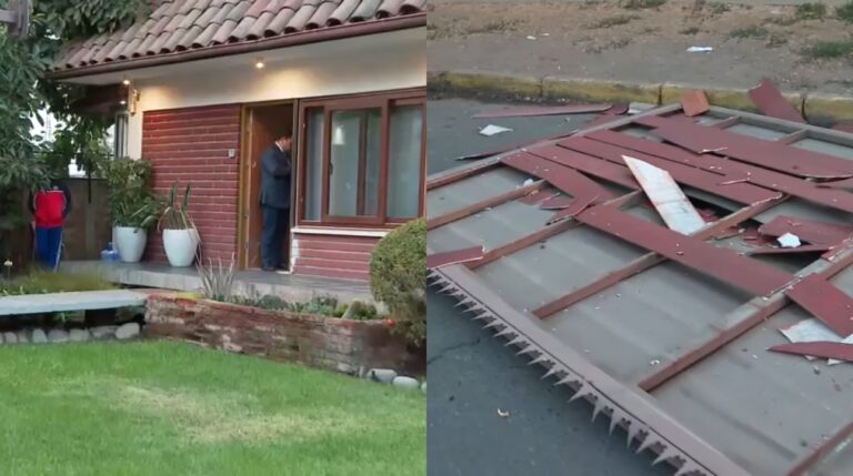 Delincuentes robaron en casa de La Florida, hirieron a uno de los ocupantes y terminaron chocando un auto policial