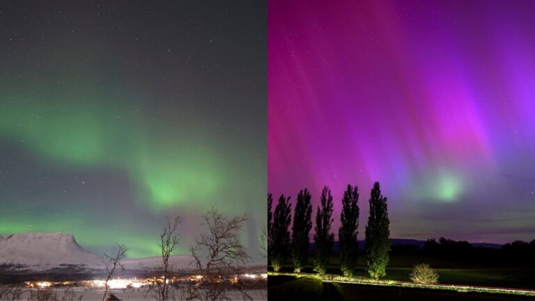 Auroras Boreales y Australes: ¿Por qué hay de diferentes colores?