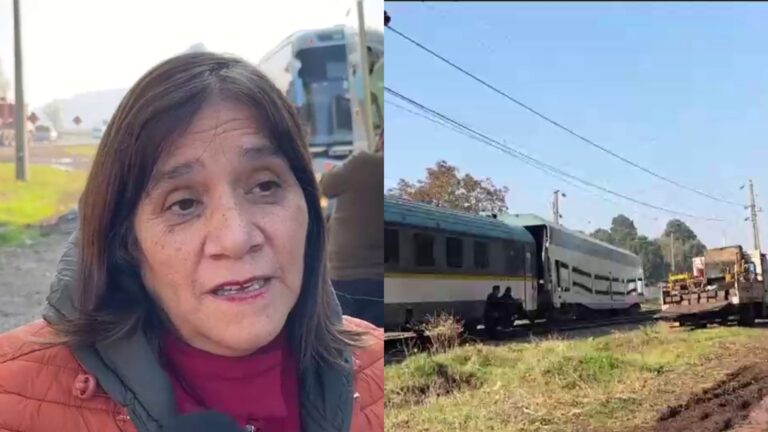Pasajera del Tren Santiago-Temuco aprecia presencia militar en la zona tras descarrilamiento de vagón