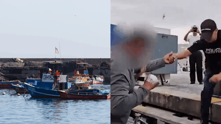 Pescador fue mordido por tiburón a más de 60 kilómetros de la costa de Iquique: Fue rescatado por la Armada