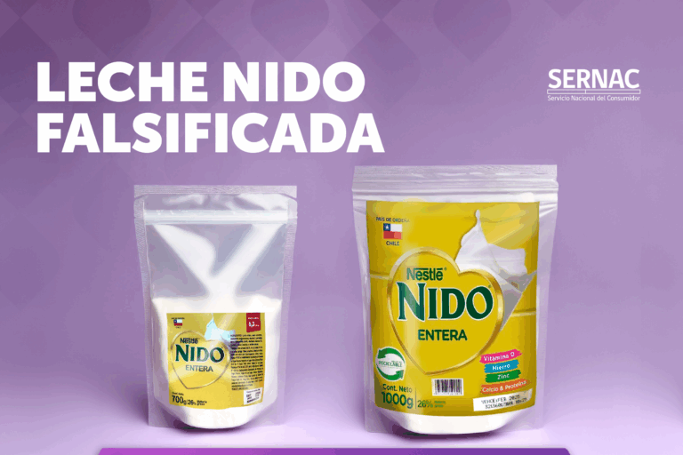 ¡Atención! Sernac alerta sobre venta de leche Nido falsificada en minimarkets y ferias de la Región Metropolitana