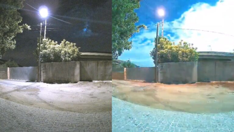 Reportan caída de posible meteorito en Portugal: Videos muestran un enorme destello azul