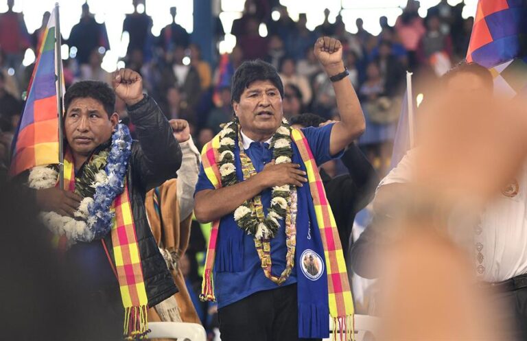 Evo Morales envía respaldo a Jadue y lo califica como 