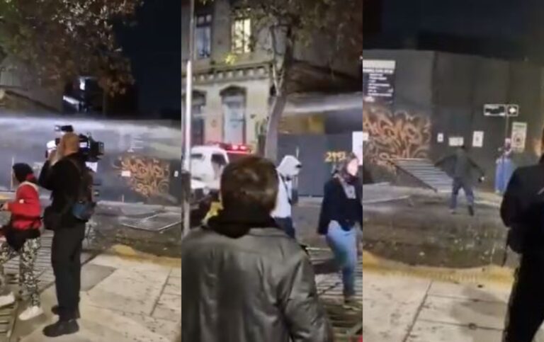 Cacerolazo por denuncia de violación grupal en Barrio Yungay termina con incidentes entre manifestantes y Carabineros