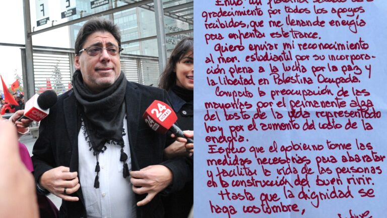 Jadue manda nuevo mensaje desde Capitán Yáber: 