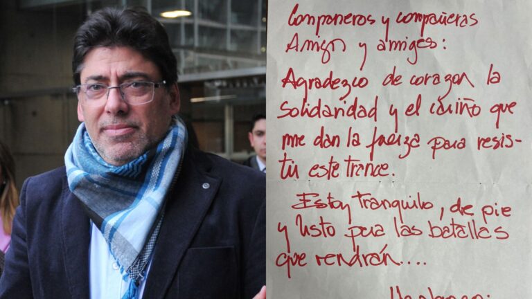 La primera declaración de Daniel Jadue desde Capitán Yáber: 