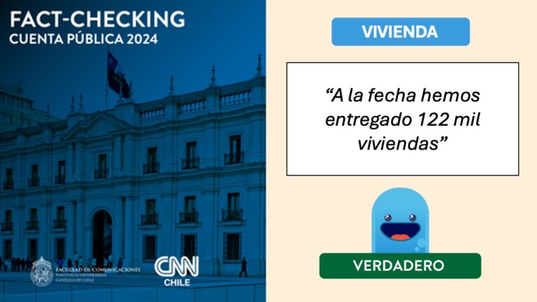 Factchecking UC-CNN Chile: ¿Se han entregado 122 mil viviendas en este gobierno?