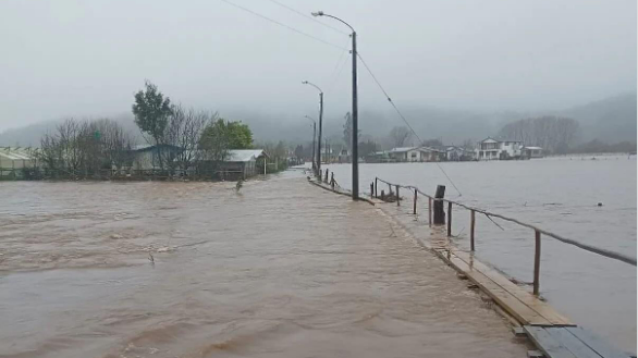 Región del Biobío: Decretan alerta amarilla en Arauco por amenaza de desborde del río Pichilo