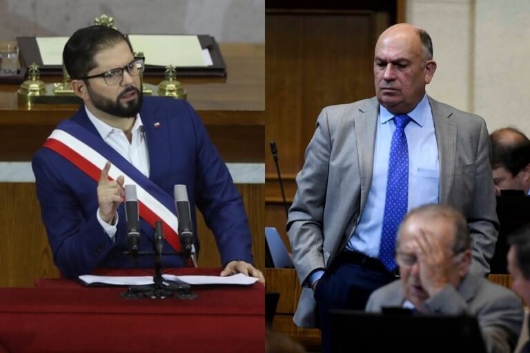 El momento en que Boric emplazó a Bobadilla en la Cuenta Pública: 