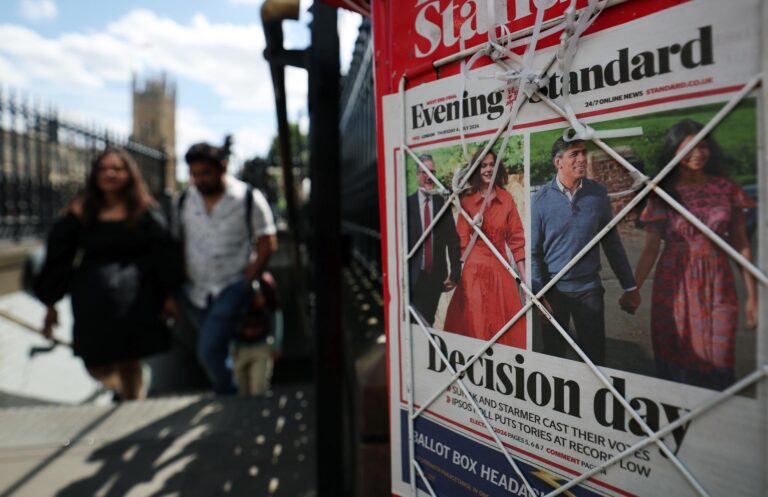 Partido Laborista pone fin a 14 años de gobierno conservador tras aplastante victoria en elecciones de Reino Unido