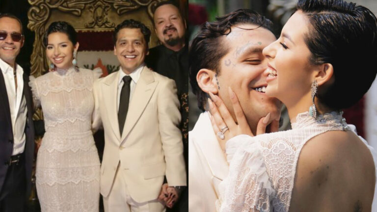 Christian Nodal comparte fotografías de su matrimonio con Ángela Aguilar en México