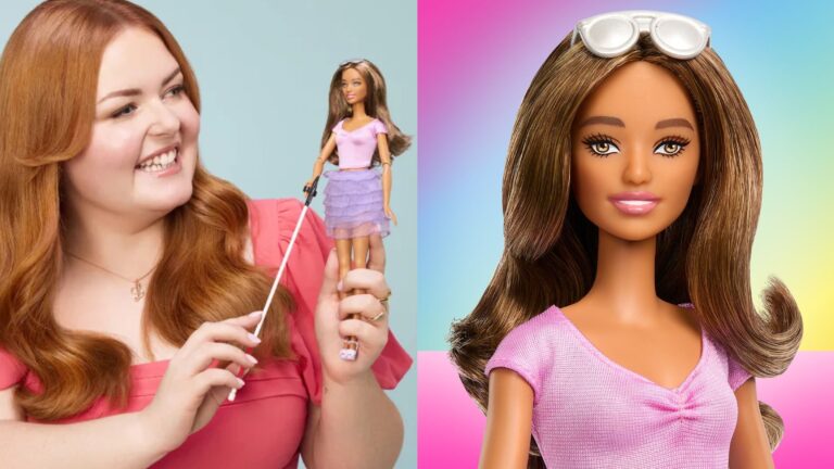 Mattel lanza la primera Barbie ciega de la historia: Fue diseñada con tejidos táctiles y su caja está escrita en braille