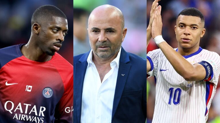 Sampaoli critica a Mbappé y Dembélé: Juegan como 