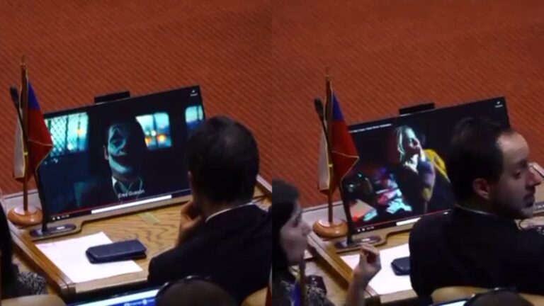 Diputados republicanos son sorprendidos viendo tráiler del Joker 2 durante sesión legislativa