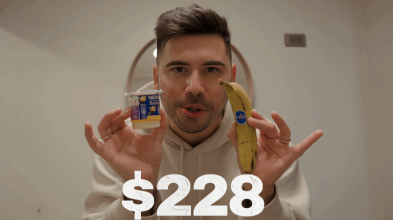 ¿Un día comiendo con $1000?: YouTuber chileno realiza desafío de alimentarse con menos de mil pesos